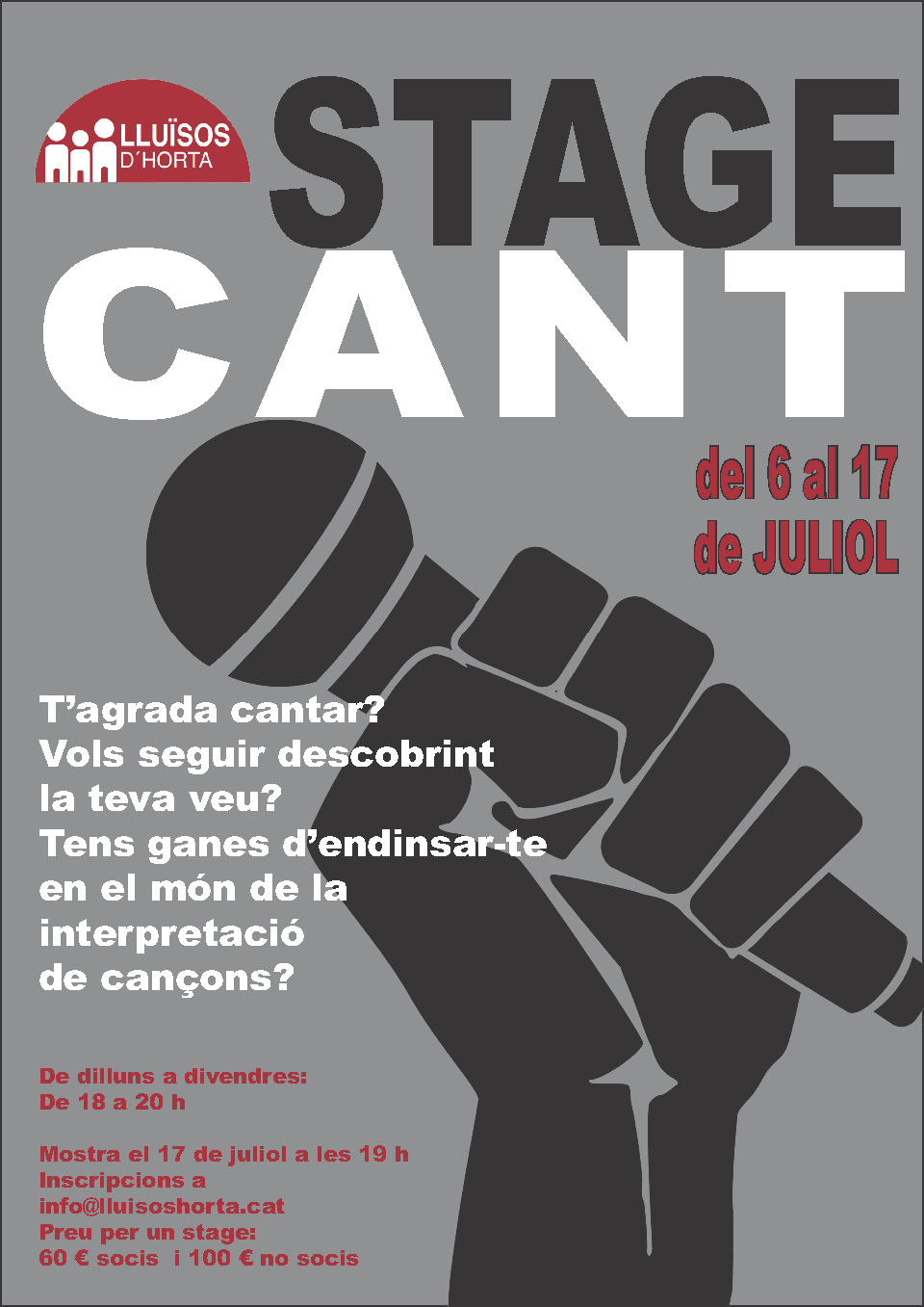 Stage de Cant